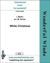 White Christmas C Flute Quartet cover